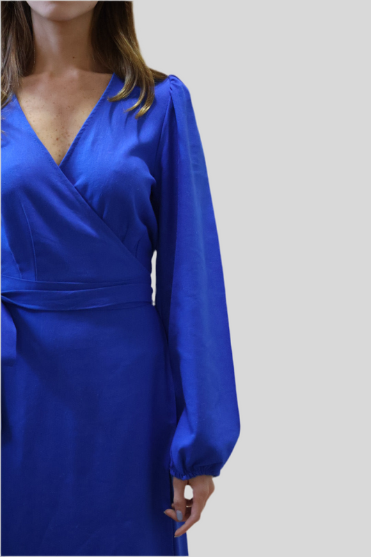 Vestido MYA Electric Blue
