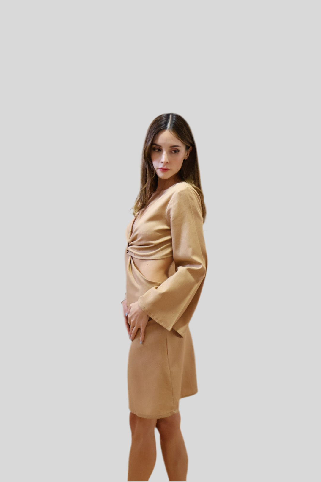 Vestido POY Camel