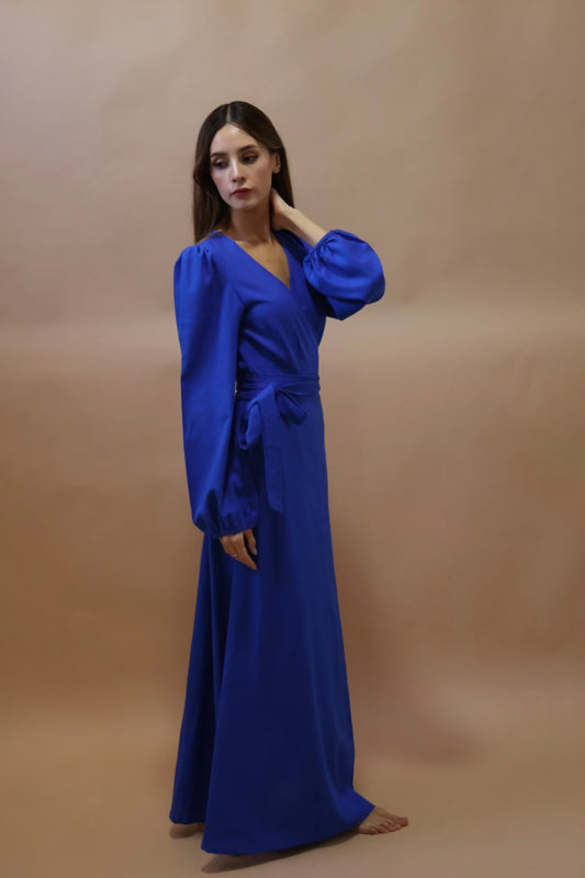 Vestido MYA Electric Blue