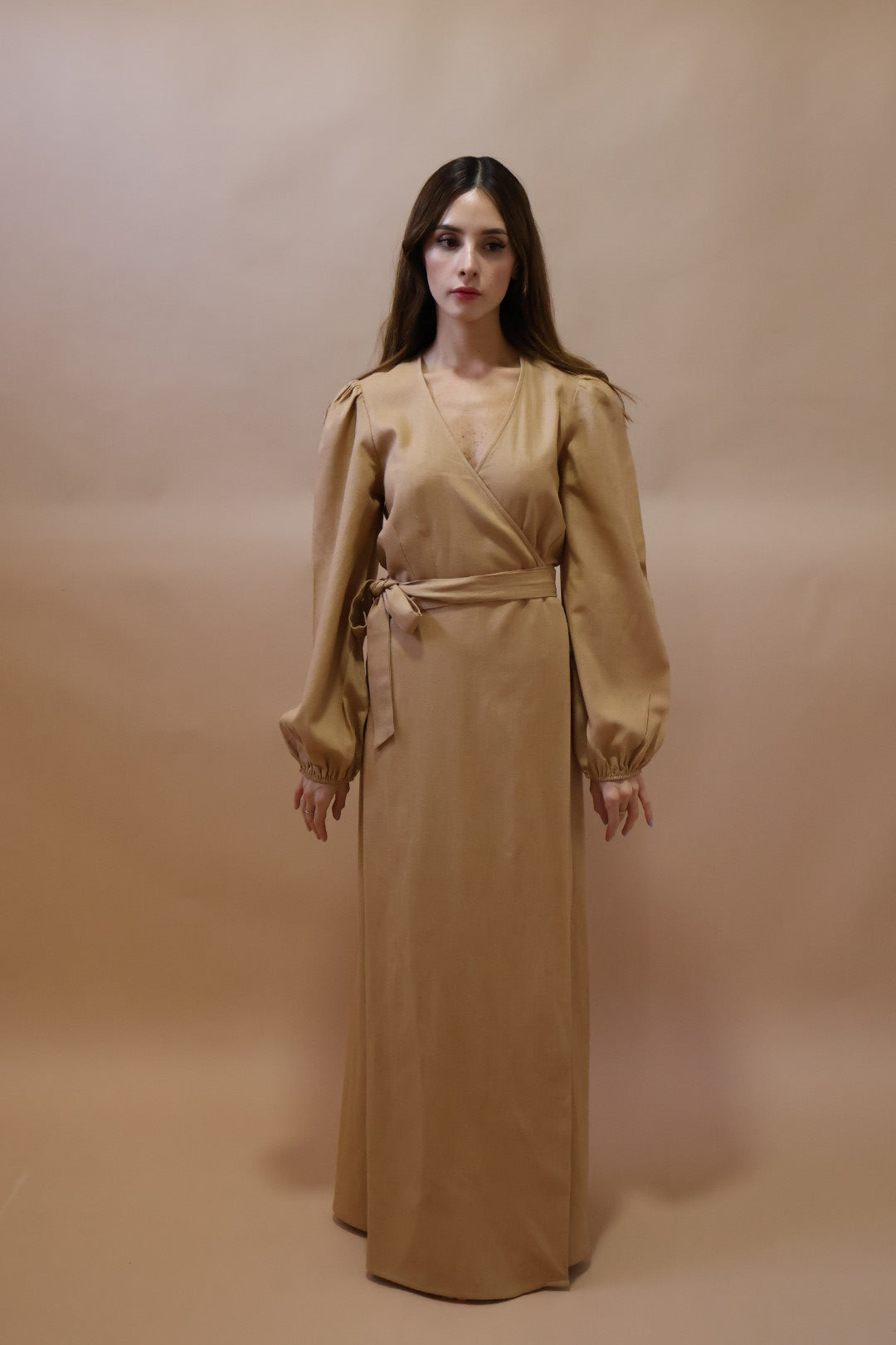 Vestido MYA Camel