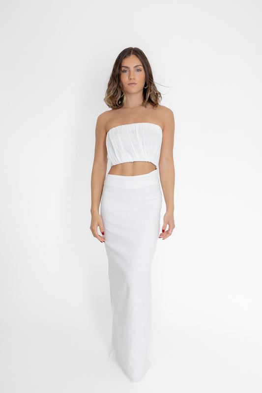 Vestido OIA Off White